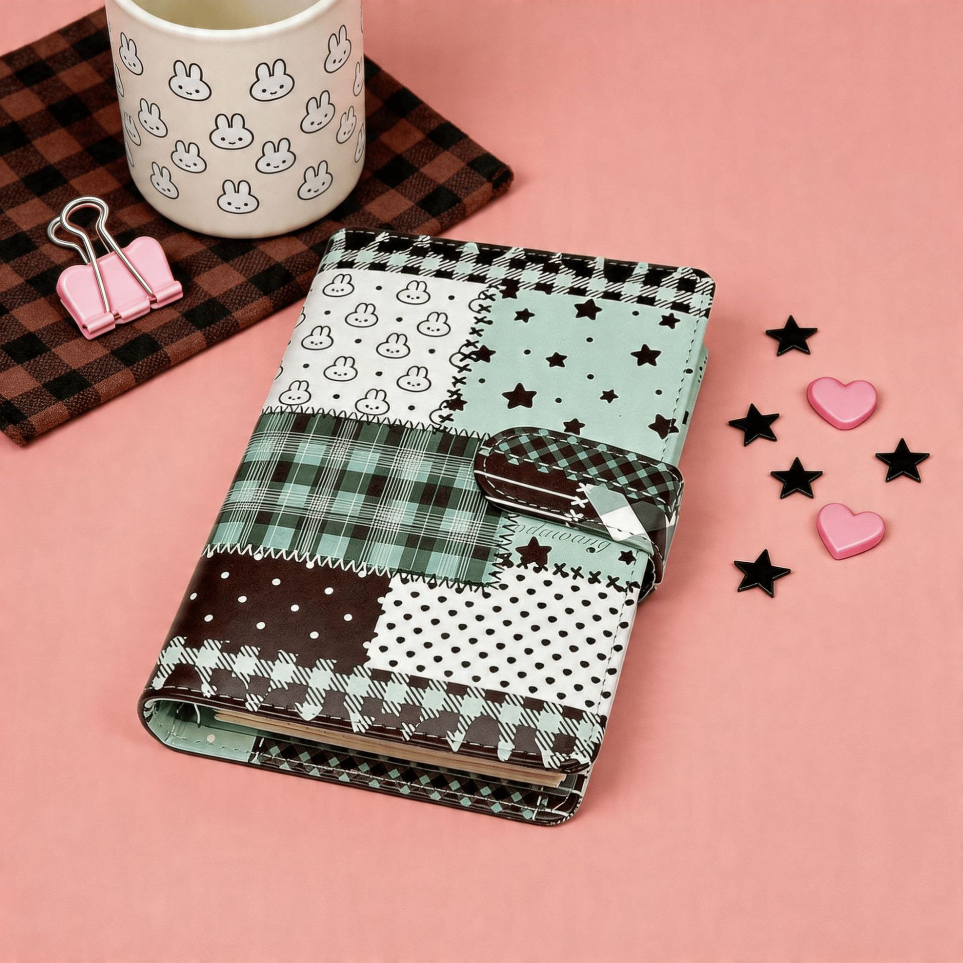 A6 Green Spliced Grid Notebook - огляд і ціна Blank Sheet Music Notebook