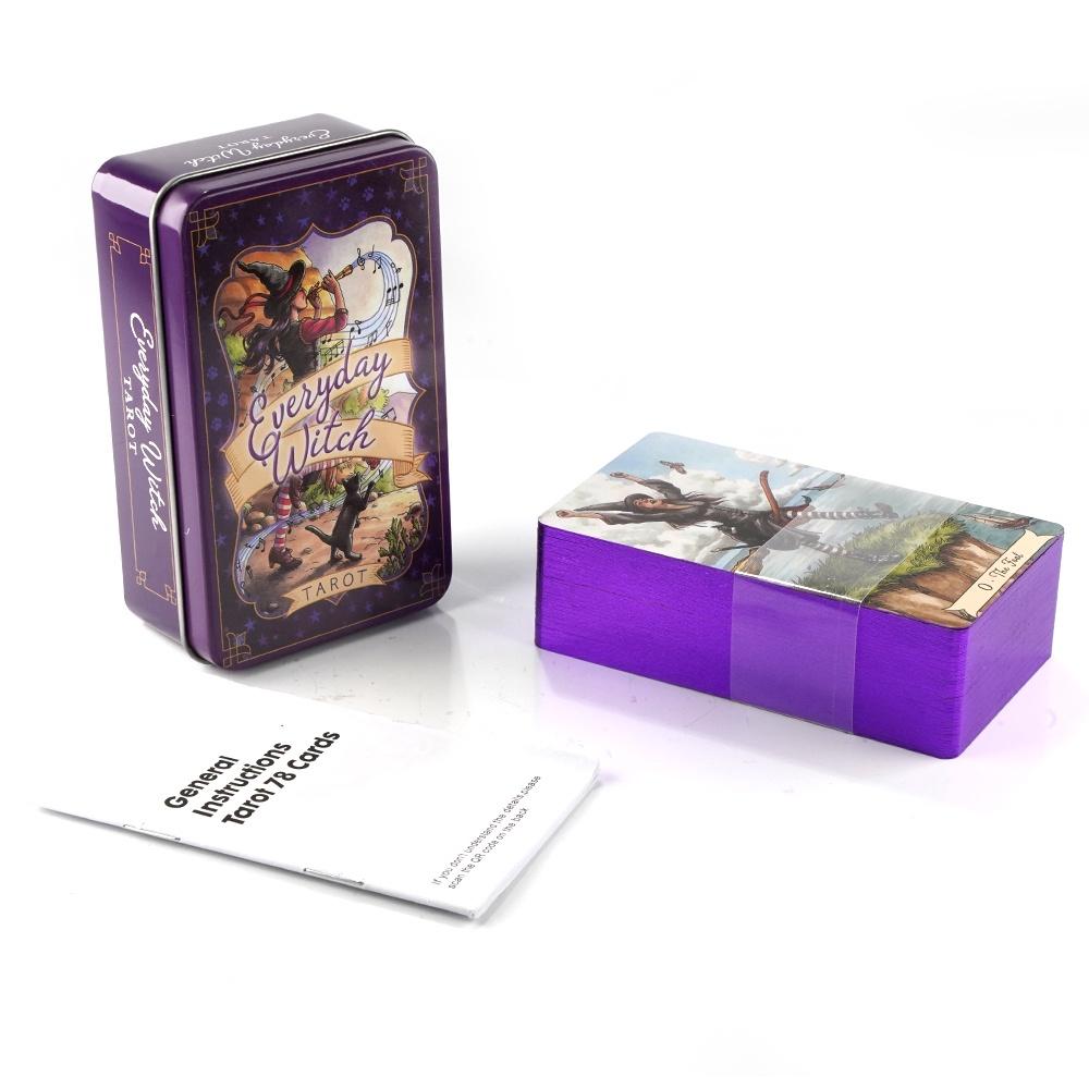 10.3*6cm Everyday Witch Tarot  - огляд і ціна Tarot Deck With Guidebook